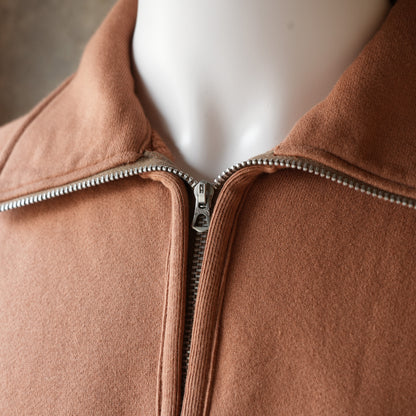 G&F Co._HALF-ZIP SWEATSHIRT_RUST