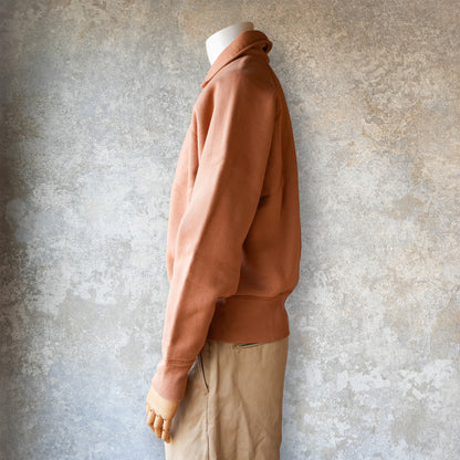 G&F Co._HALF-ZIP SWEATSHIRT_RUST