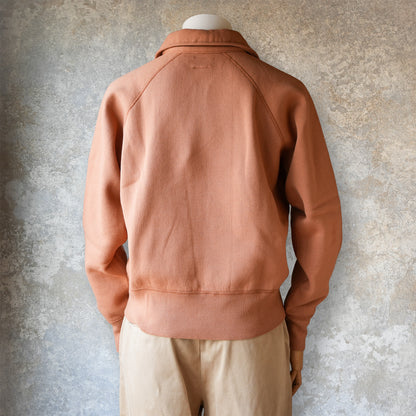 G&F Co._HALF-ZIP SWEATSHIRT_RUST