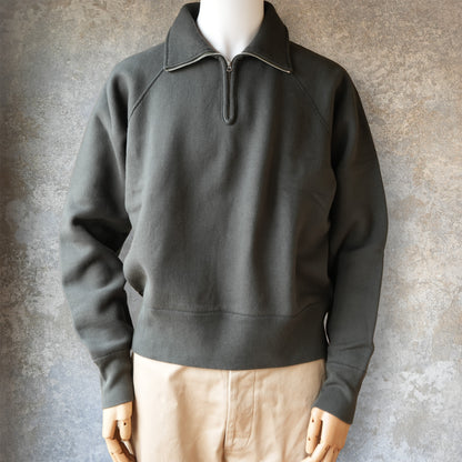 G&F Co._HALF-ZIP SWEATSHIRT_INK BLACK
