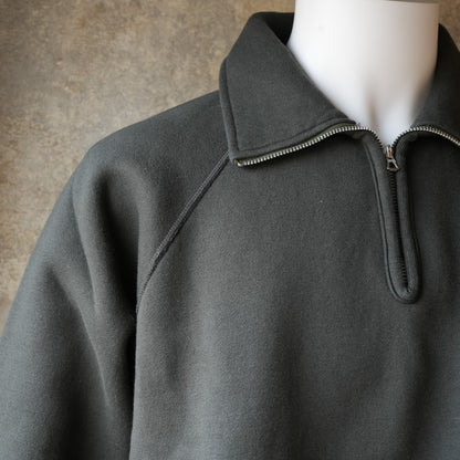 G&F Co._HALF-ZIP SWEATSHIRT_INK BLACK