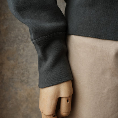 G&F Co._HALF-ZIP SWEATSHIRT_INK BLACK