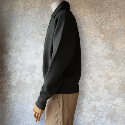 G&F Co._HALF-ZIP SWEATSHIRT_INK BLACK