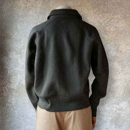 G&F Co._HALF-ZIP SWEATSHIRT_INK BLACK