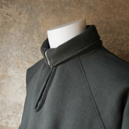 G&F Co._HALF-ZIP SWEATSHIRT_INK BLACK
