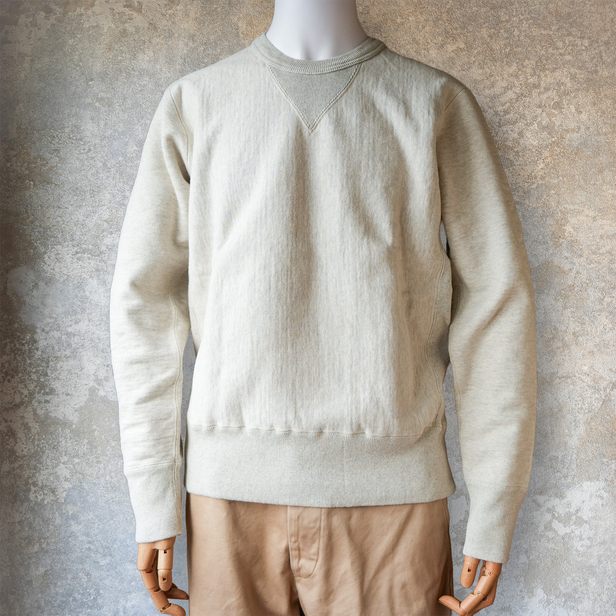 UES_70RW-DU_OM_1_NEW PURCARA Sweatshirt_OATMEAL