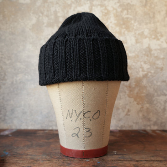 THE H.W.DOG&CO._D-01193_RC KNIT CAP_BLACK
