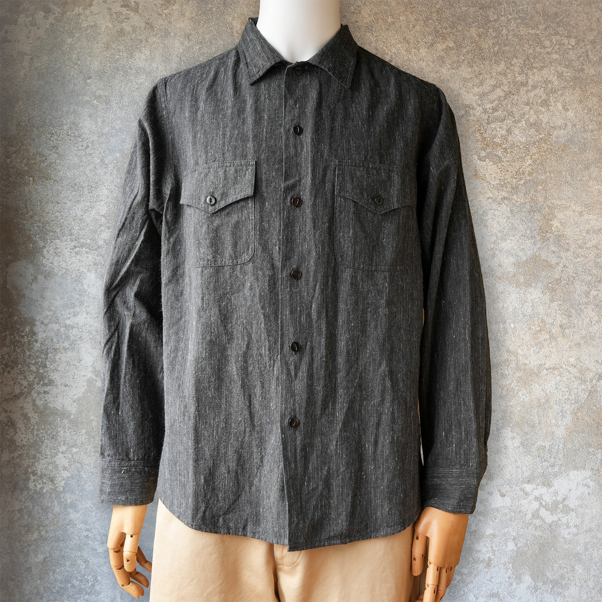 G&F Co._WORK SHIRT_KEMONO KASURI