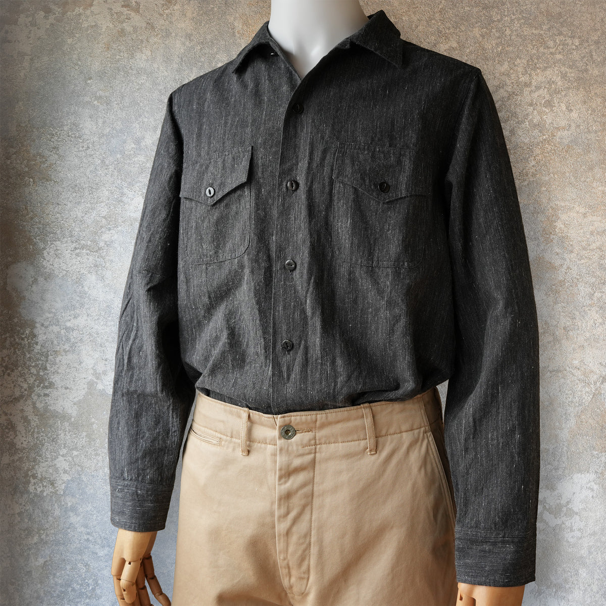 G&F Co._WORK SHIRT_KEMONO KASURI