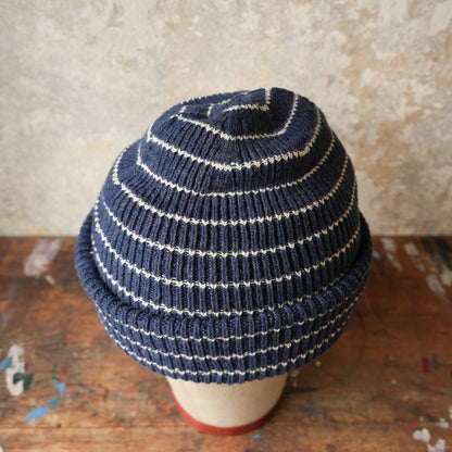 DLC-005_KNIT CAP_MARINE.BORDER