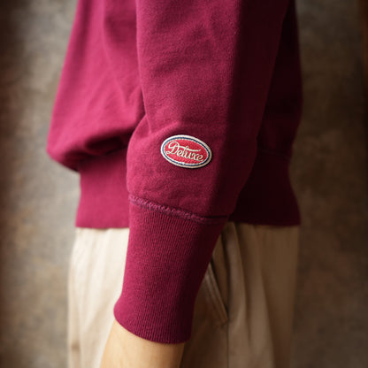 DELUXEWARE_S107-01EMB_LOOP BACK_CRIMSON RED