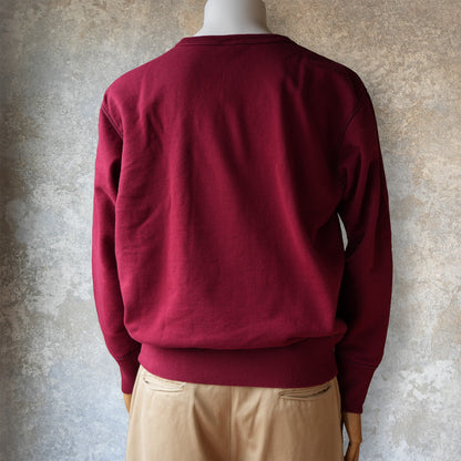 DELUXEWARE_S107-01EMB_LOOP BACK_CRIMSON RED