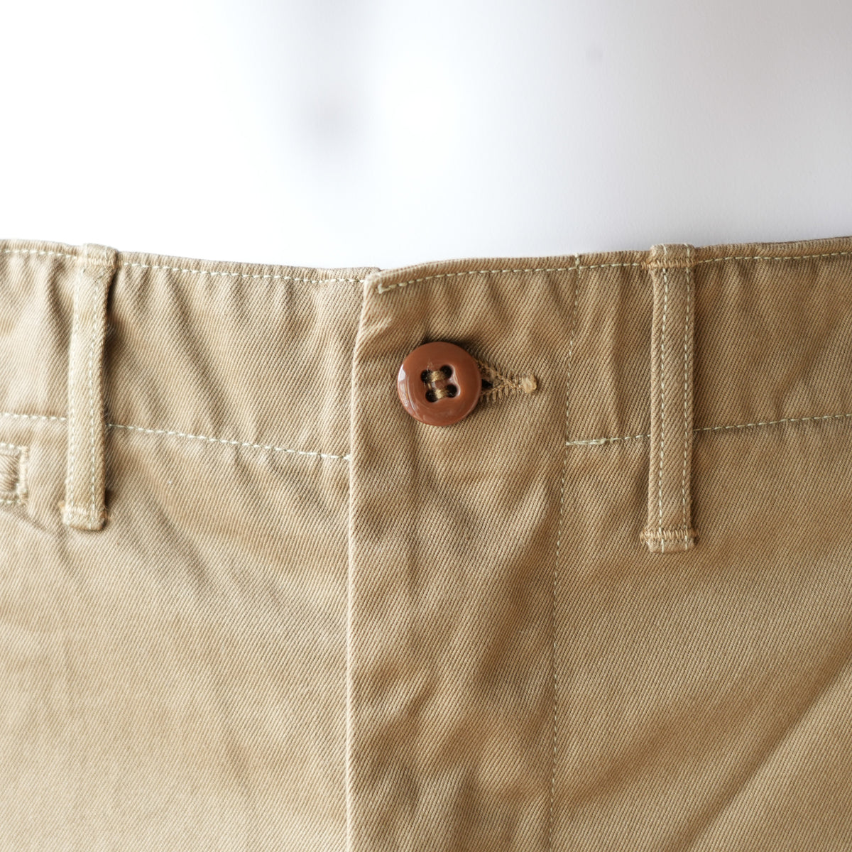 WORKERS_ Officer Trousers, Regular Fit / Khaki No-1, 10 oz Chino