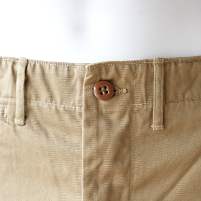 WORKERS_ Officer Trousers, Regular Fit / Khaki No-1, 10 oz Chino