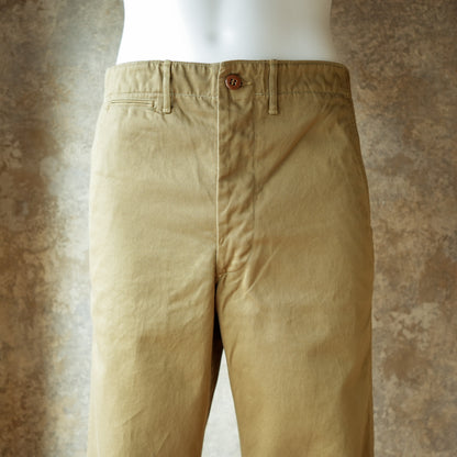 WORKERS_ Officer Trousers, Regular Fit / USMC Khaki_10 oz Chino