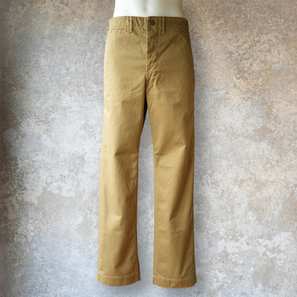 WORKERS_ Officer Trousers, Regular Fit / USMC Khaki_10 oz Chino