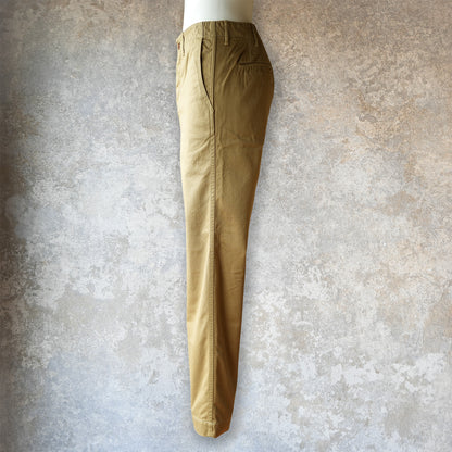 WORKERS_ Officer Trousers, Regular Fit / USMC Khaki_10 oz Chino