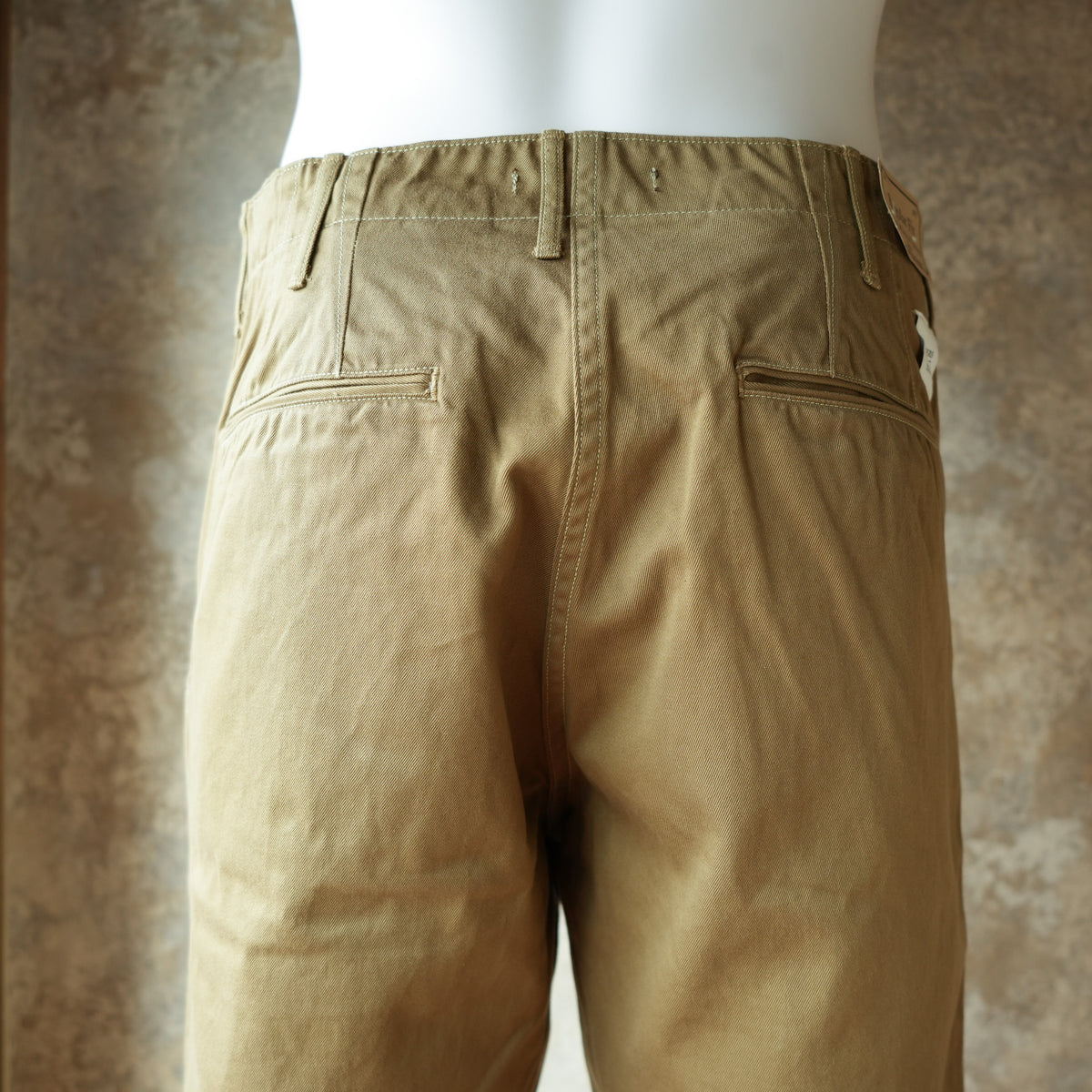 WORKERS_ Officer Trousers, Regular Fit / USMC Khaki_10 oz Chino
