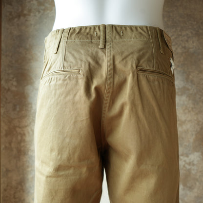 WORKERS_ Officer Trousers, Regular Fit / USMC Khaki_10 oz Chino