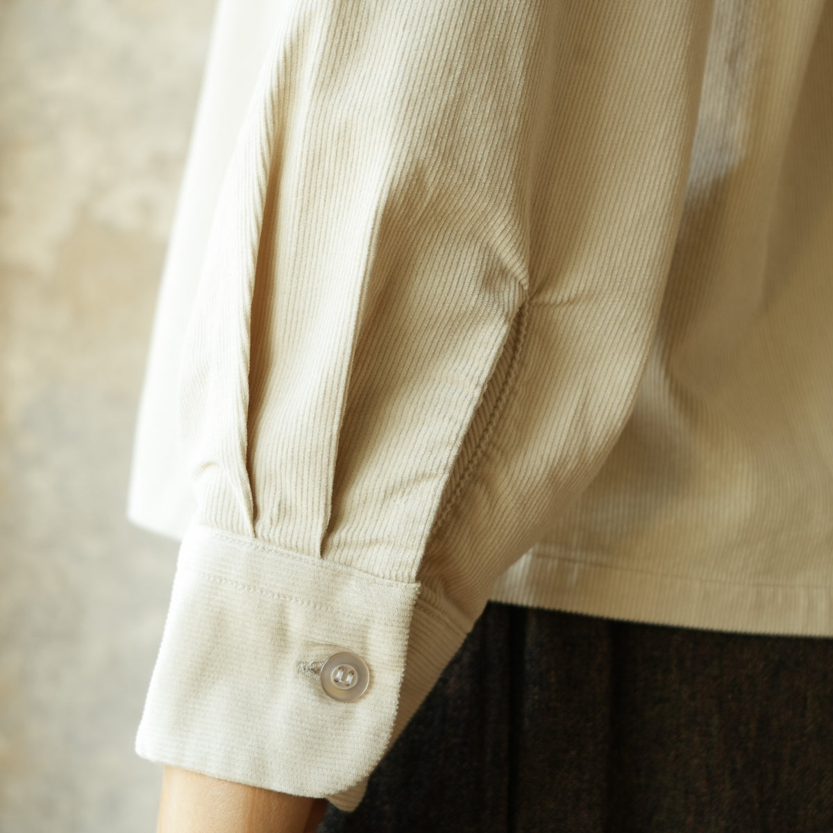 G&F Co._CORDUROY SHIRT_IVORY