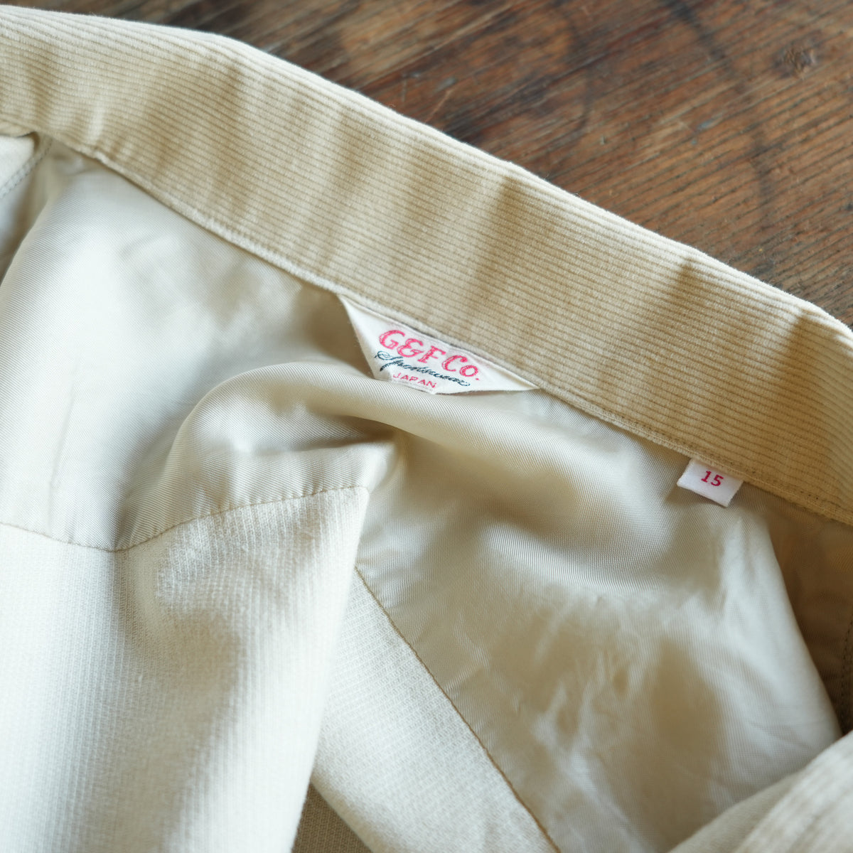 G&F Co._CORDUROY SHIRT_IVORY