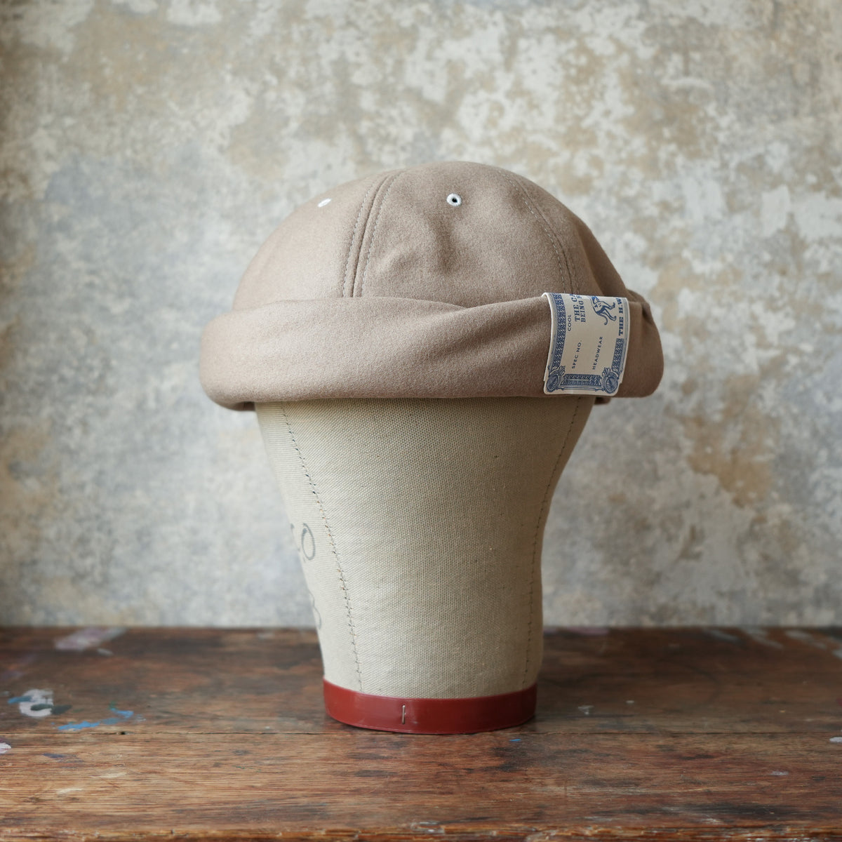 THE H.W.DOG&CO._D-01173_ROLL CAP_BEIGE