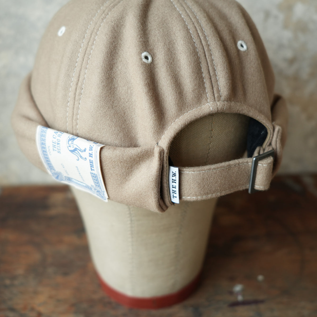 THE H.W.DOG&CO._D-01173_ROLL CAP_BEIGE