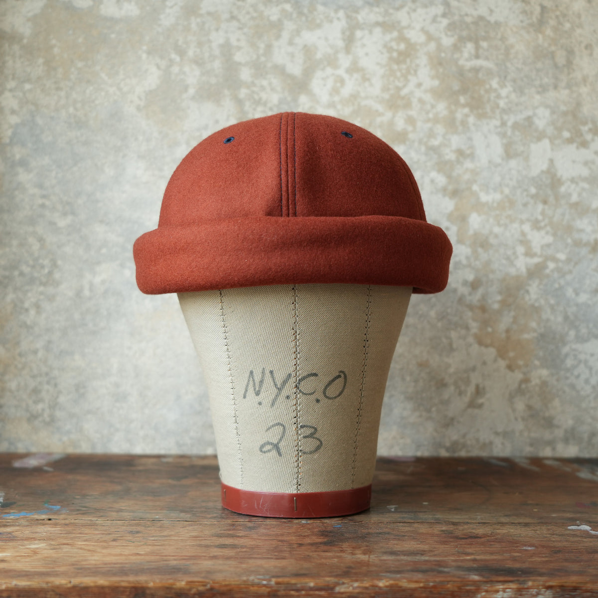 THE H.W.DOG&CO._D-01173_ROLL CAP_RUST