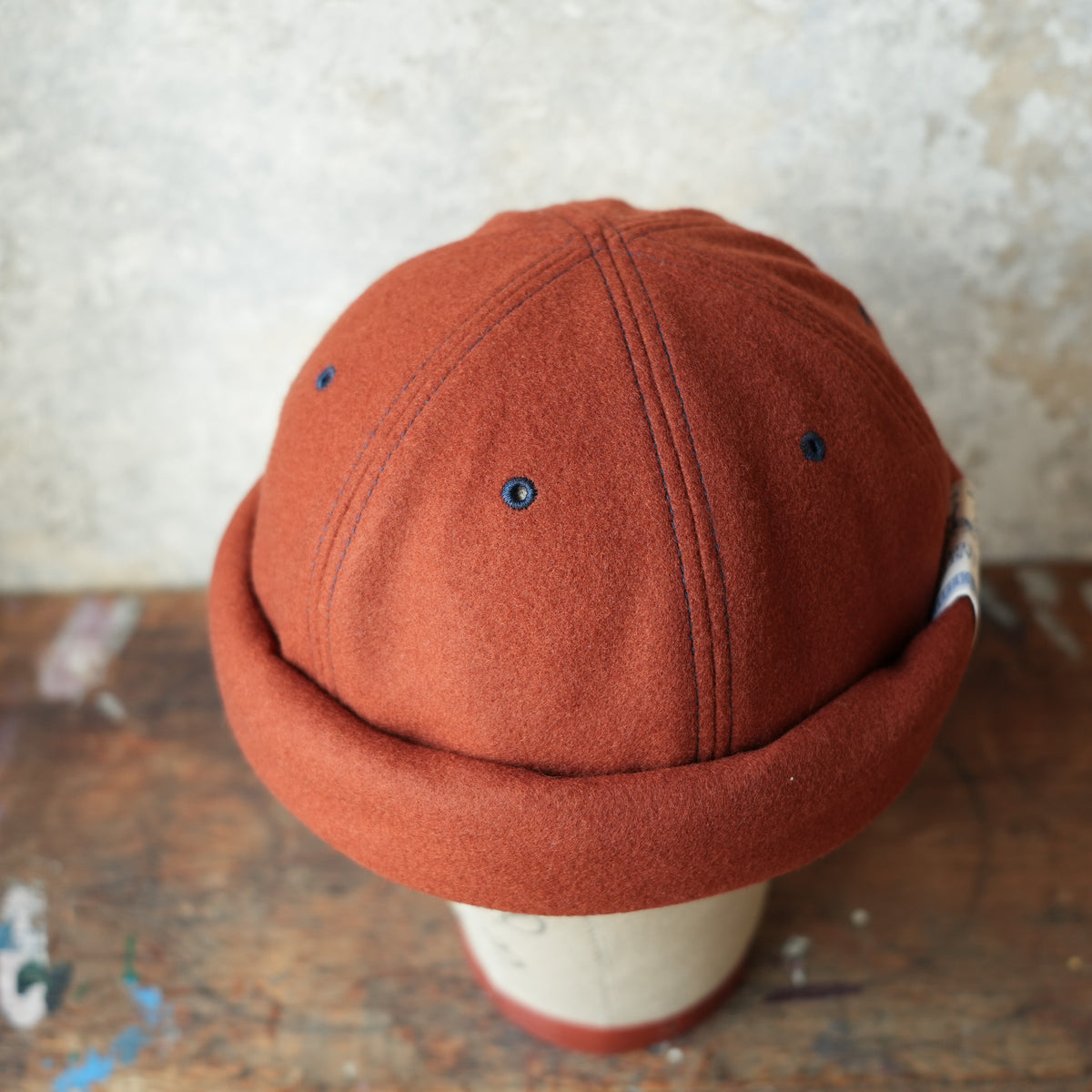 THE H.W.DOG&CO._D-01173_ROLL CAP_RUST