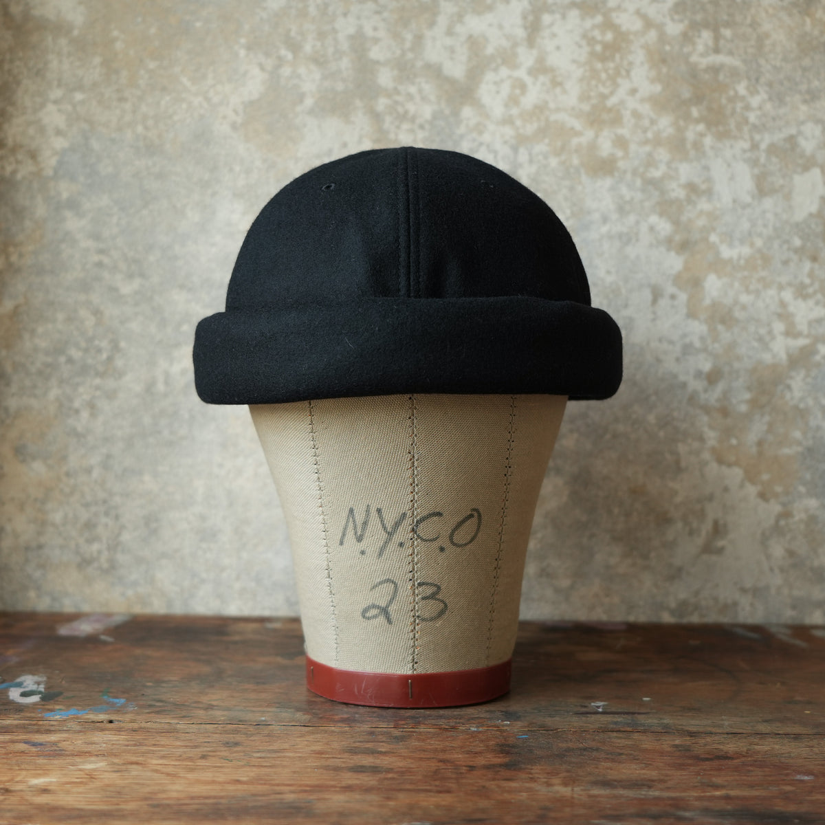 THE H.W.DOG&CO._D-01173_ROLL CAP_BLACK