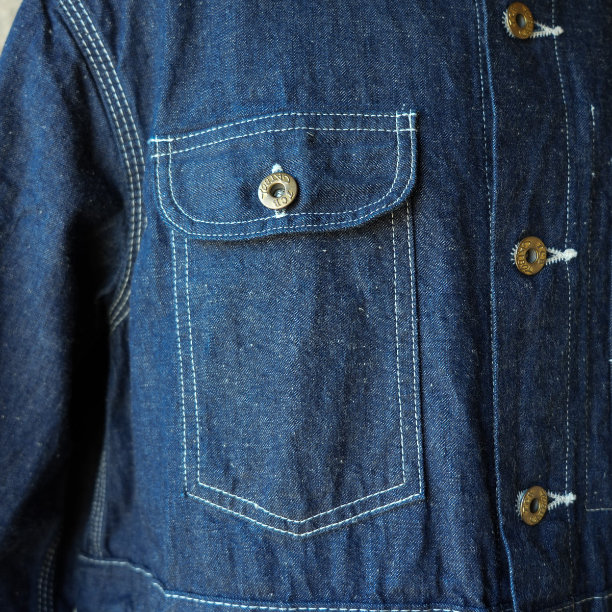 TCB Jeans_Chopped Coverall 9.8oz