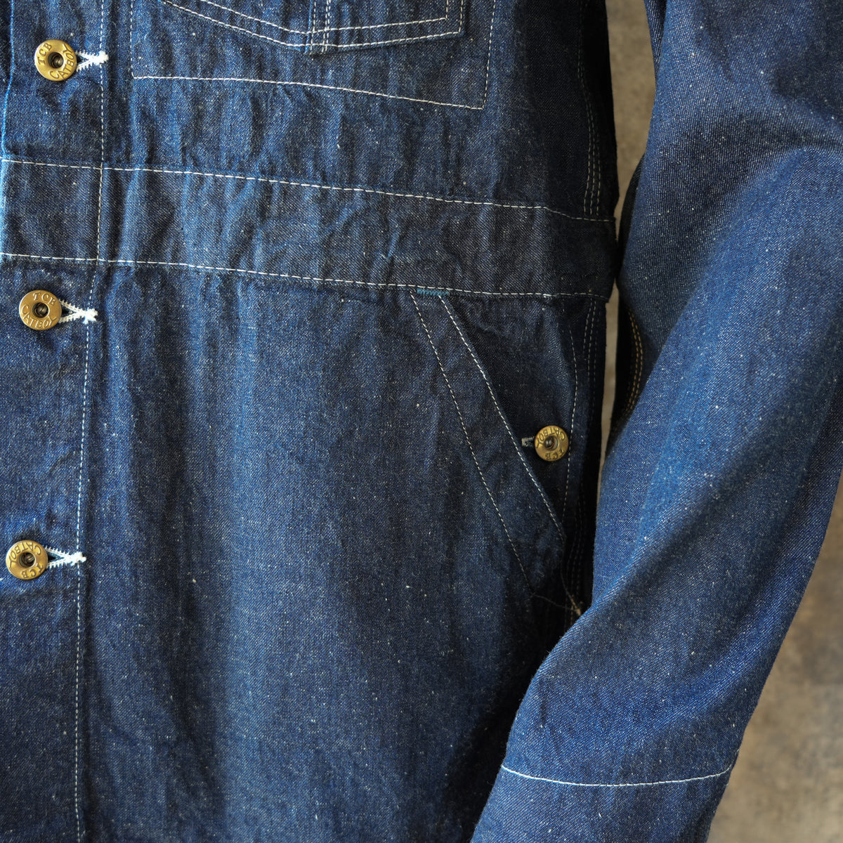 TCB Jeans_Chopped Coverall 9.8oz