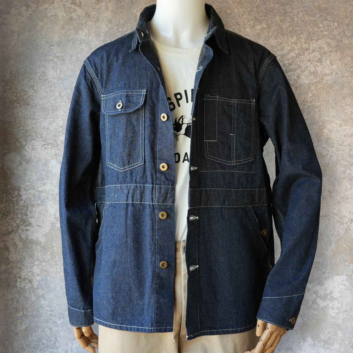 TCB Jeans_Chopped Coverall 9.8oz