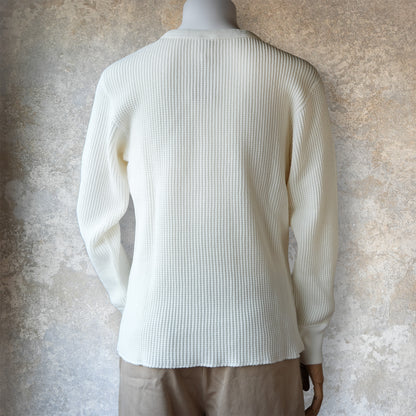 UES_60BW_BIG WAFFLE T-SHIRT_OFF WHITE