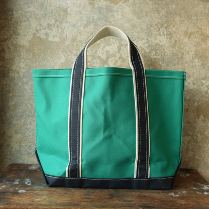 WORKERS_Deluxe Pocket Tote Bag_Green x Navy Handle_Short