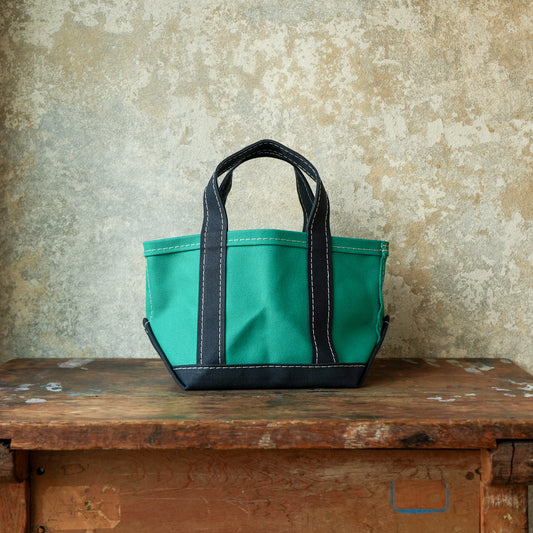 WORKERS_Deluxe Tote, Mini_Green x Navy