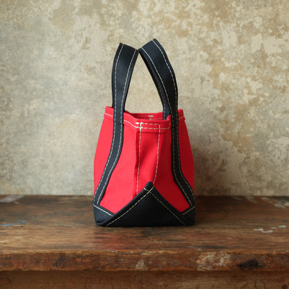 WORKERS_Deluxe Tote, Mini_Red x Navy