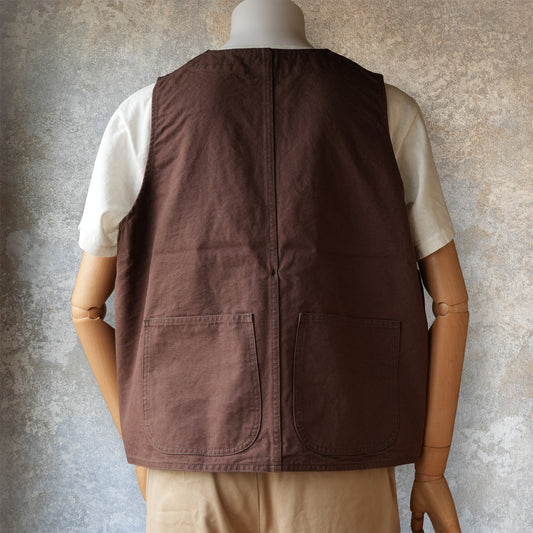 TCB Jeans_Huntsman Vest_Brown Duck