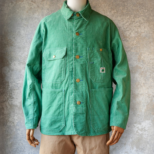 TCB Jeans_Cat Head Jacket Green Apple Corduroy