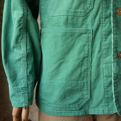 TCB Jeans_Cat Head Jacket Green Apple Corduroy