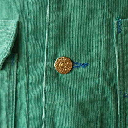 TCB Jeans_Cat Head Jacket Green Apple Corduroy