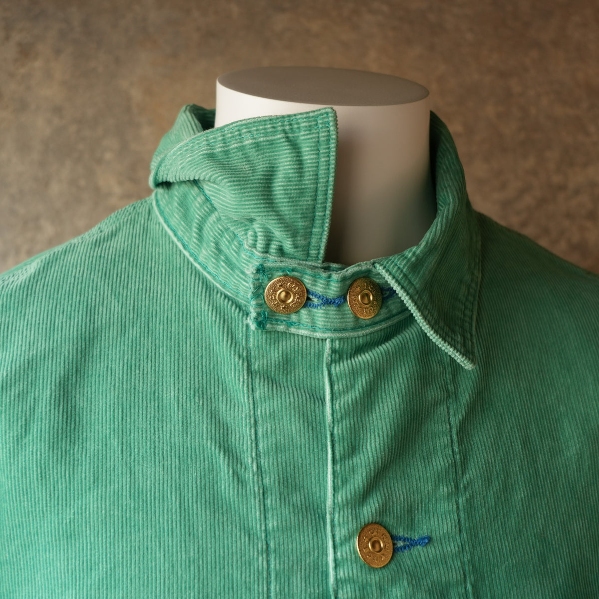 TCB Jeans_Cat Head Jacket Green Apple Corduroy