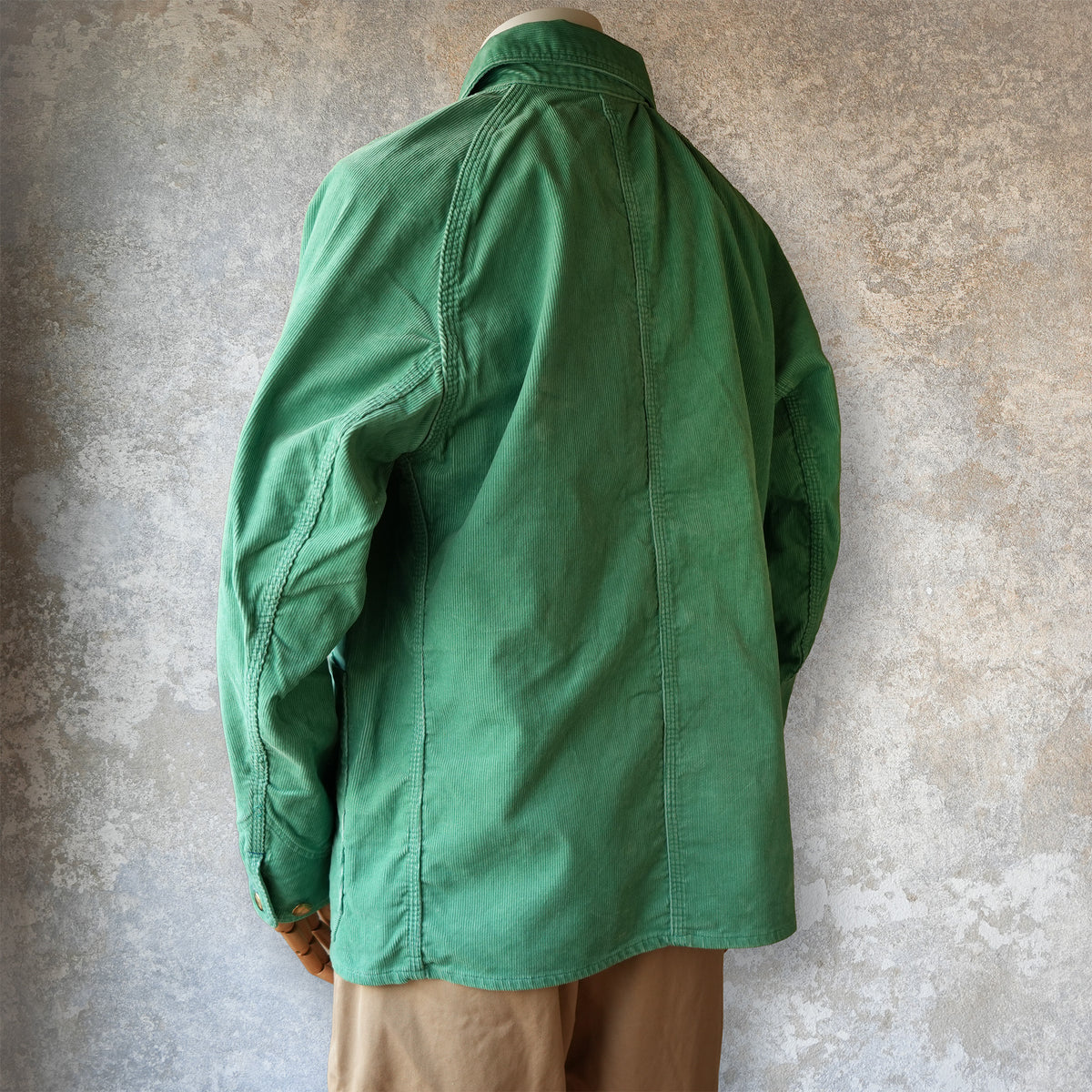 TCB Jeans_Cat Head Jacket Green Apple Corduroy