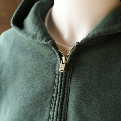 DELUXEWARE_SPZ-00_FULLZIP PARKA PLAIN_D.GREEN
