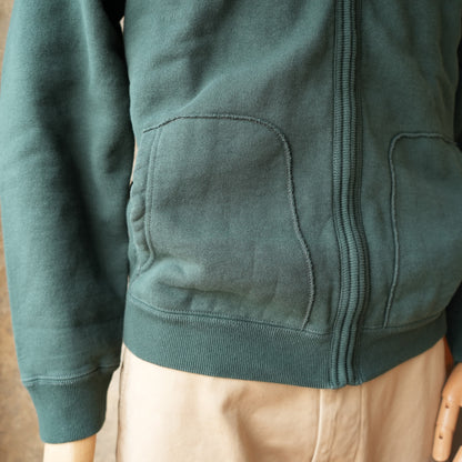 DELUXEWARE_SPZ-00_FULLZIP PARKA PLAIN_D.GREEN