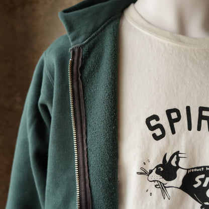 DELUXEWARE_SPZ-00_FULLZIP PARKA PLAIN_D.GREEN