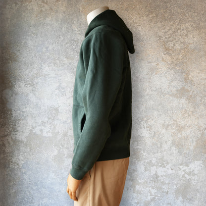 DELUXEWARE_SPZ-00_FULLZIP PARKA PLAIN_D.GREEN