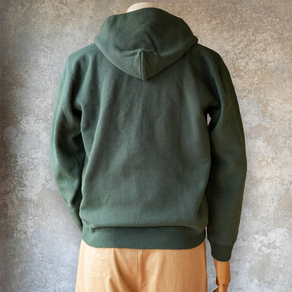 DELUXEWARE_SPZ-00_FULLZIP PARKA PLAIN_D.GREEN