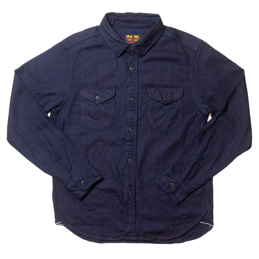 UES_501655_Indigo heavy flannel