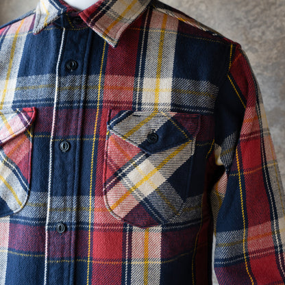 UES_502654_05_1_Heavy Flannel Shirt_Navy